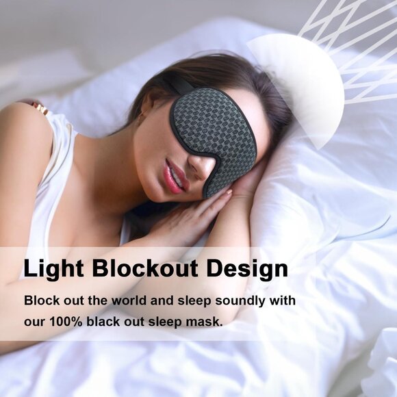 3-D Sleep Eye Mask - Picture 3 of 7